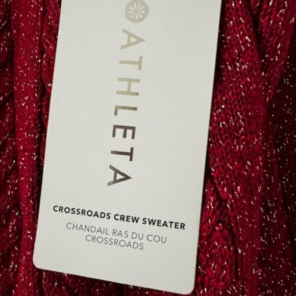 Athleta Crossroad Crewneck Metallic Knit Sweater - Picture 4 of 8